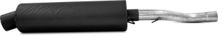 Single Slip-on System W/ Utility Muffler Blk Kaw