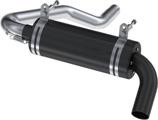 Single Slip-on System W/ 4.25" Performance Muffler Blk