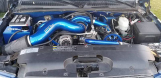 Wehrli 01-04 Duramax LB7 S400 Single Turbo Install Kit - Gun Metal