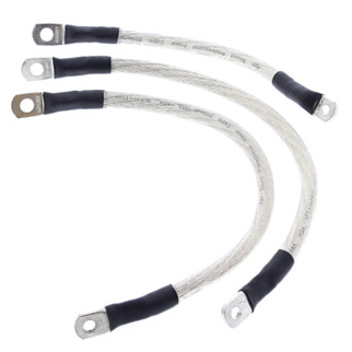 All Balls Racing 94-98 Harley-Davidson FLHR Road King Battery Cable Kit Clear
