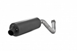 Single Slip-on System W/ 4.25" Sport Muffler Blk