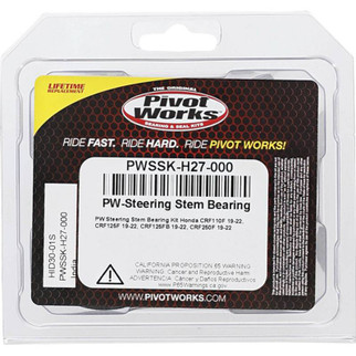 Pivot Works 19-23 Honda CRF110F Steering Stem Bearing Kit