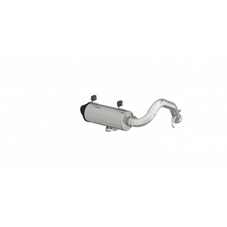 Single Slip-on System W/ 5" Performance Muffler Blk Tip