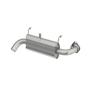 Single Slip-on System W/ Oval Sport Muffler Chrome