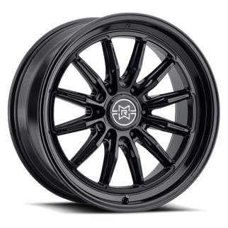 Method Raised MR803 20x10 / 8x180 BP / -18mm Offset / 124.1mm Bore - Gloss Black Wheel