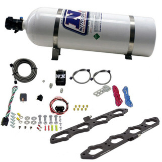Nitrous Express 2018+ Ford 5.0L Coyote Dry Direct Port Plate System w/15lb Bottle