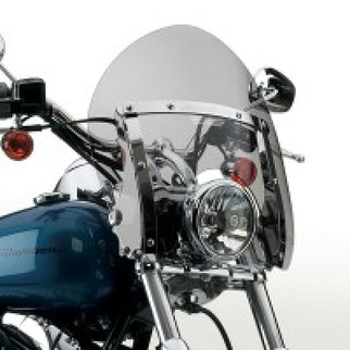 National Cycle 90-17 Harley-Davidson FLS Narrow 39 mm. Fork Switchblade Windshield Shorty-Clear