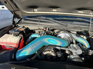 Wehrli 01-04.5 Chevrolet 6.6L LB7 Duramax S400 Turbo Install Kit (No Turbo) - Illusion Purple