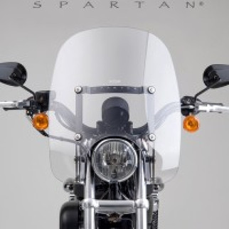 National Cycle 88-22 Harley-Davidson XL 39 mm. Spartan Windshield 17 in. Narrow-Clear