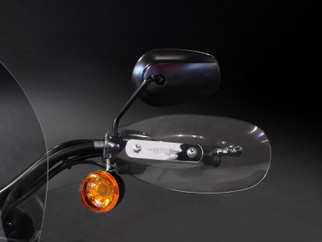 National Cycle 09-18 Harley-Davidson XL 833-1200 Sportster Hand Deflectors-Lt Tint
