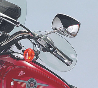 National Cycle 089-09 Harley FXST/96-13 FLHT/FLTR/09-17 FLHR/87-23 FLSCT Hand Deflectors-Lt Tint