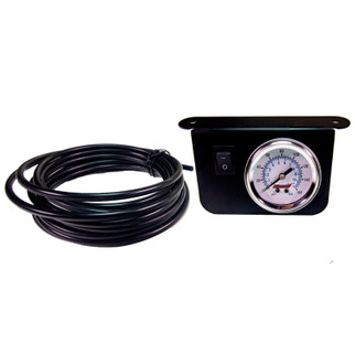 Kleinn Illuminated Single Needle 160 PSI Dash Panel Gauge w/ On/Off Switch