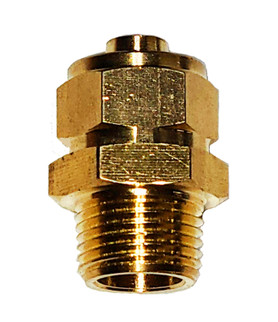 Kleinn 1/2In OD Tubing 3/8In M NPT Straight Compression Fitting