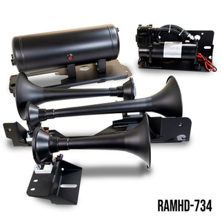 Kleinn 14-26 Dodge Ram 2500/ 3500 Onboard Air System w/ Model 730 Horns