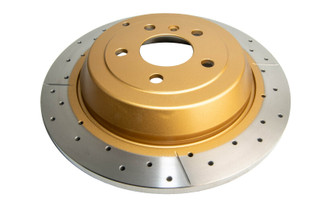 DBA 07-16 Mercedes-Benz GL320 Rear Street Drilled & Slotted Rotor