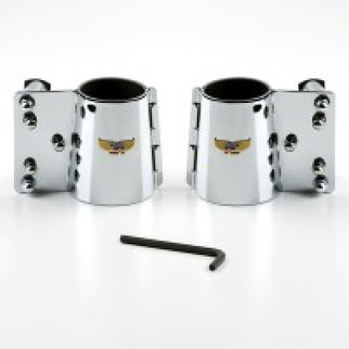 National Cycle 97-02 VT 1000 Shadow Aero/ 03-09 VTX1300R/S/T Wide Mount Chrome Kit