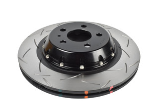 DBA 17-23 Tesla Model 3 (w/355mm Front Rotor) Front 5000 Series 2-Piece Slotted Rotor w/Black Hat