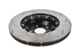 DBA 17-23 Tesla Model 3 (w/355mm Front Rotor) Front 5000 Series 2-Piece Slotted Rotor w/Black Hat