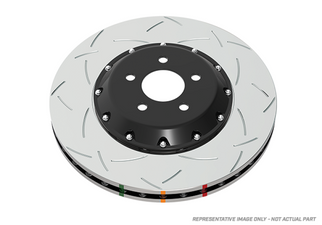 DBA 04-09 Cadillac XLR Front 5000 Series 2-Piece Slotted Rotor w/Black Hat