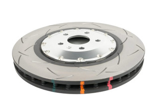 DBA 2008 Porsche Cayenne (w/368mm Front Rotor) Front 5000 Series 2-Piece Slotted Rotor w/Silver Hat