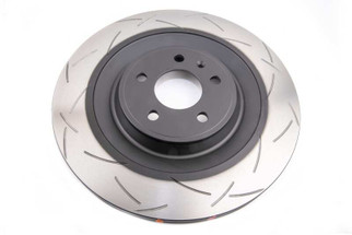 DBA 15-19 Porsche Macan Turbo (w/360mm Front Rotor) Turbocharged Rear 4000 Series Slotted Rotor