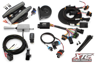 Auto Turn Signal Kit W/ Billet Lever And Front Drl Lights Pol