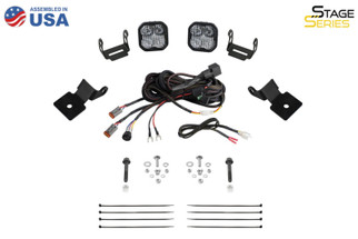 Diode Dynamics 14-18 Polaris RZR XP Stage Series SS5 A-Pillar Pod Kit - Sport White Combo