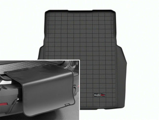 WeatherTech 2024 BMW i7 M70 Cargo Liners W/ Bumper Protector - Black