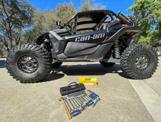 PRP 35pc Can-Am Roll Up Tool bag Tool kit - Black