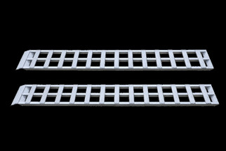 Gen-Y Lightweight 6.5ft Aluminum Loading Ramps 12in x 78in 600lb Capacity Per Ramp - Pair