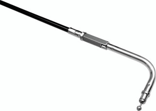 Bikers Choice 96-97 FLHT Models Black Vinyl Throttle Cable Replaces H-D 56327-96 Stock Length