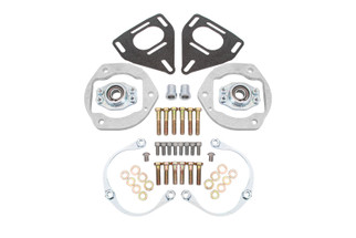 BMR 16-24 Chevy Camaro Caster Camber Plates - Black Hammertone