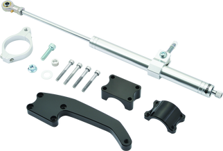 Twin Power 17-Up FLH FLT Models Satin Finish Steering Damper Kit