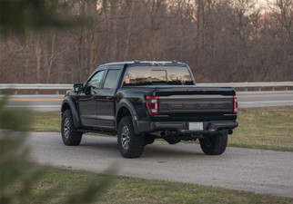 Ford Racing 21-24 Ford F150 Raptor Carbon Fiber Tailgate Panel - Gloss