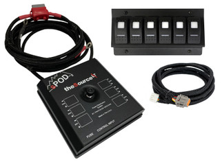 sPOD 12-17 Toyota Tundra SourceLT w/Red LED Switch Panel