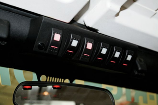 sPOD 09-18 Jeep Wrangler JK SourceLT w/Blue LED Switch Panel