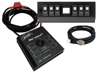 sPOD 09-18 Jeep Wrangler JK SourceLT w/Genesis Adapter and Green LED Switch Panel
