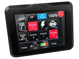 sPOD 8 Circuit Systems Add-On Touchscreen