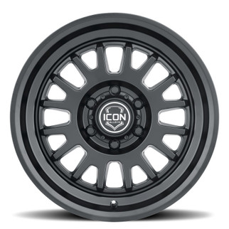 ICON Anza 17x8.5 6x120 0mm Offset 4.75in BS 67mm Hub Bore Satin Black Wheel