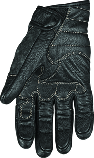 Speed and Strength Rust and Redemption Leather Gloves Black - Small