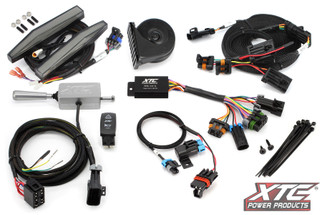 Auto Turn Signal Kit W/ Billet Lever And Front Drl Lights Pol