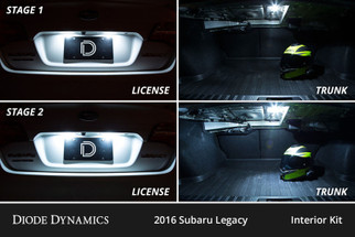 Diode Dynamics 15-19 Subaru Legacy Interior LED Kit Cool White Stage 2