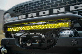 DV8 Offroad 20In Elite Series Amber LED Light Bar - Single Row