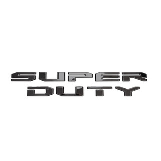Putco 20-22 Ford Super Duty Letters Tailgate/Rear Ford Lettering Emblems (Stamped/ Black Platinum)