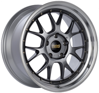 BBS LM-R 20x10 5x112 ET12 Diamond Silver Center / Diamond Cut Lip Wheel -82mm PFS/Clip Required