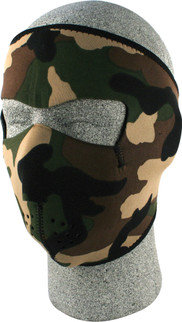 Full Face Mask Woodland Camo