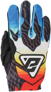 Answer Aerlite Drip Gloves Black/White/Rainbow - Large
