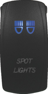 DragonFire Racing Lighted Switch Spot Light On/Off Blue
