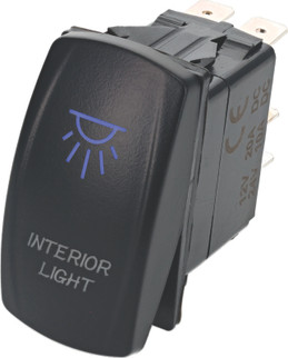 DragonFire Racing Lighted Switch On/Off Blue