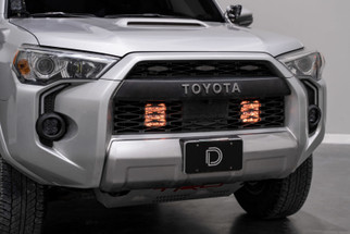 Diode Dynamics 14-23 Toyota 4Runner SS5 Stealth Grille LED 4-Pod Kit - Sport Yellow Driving